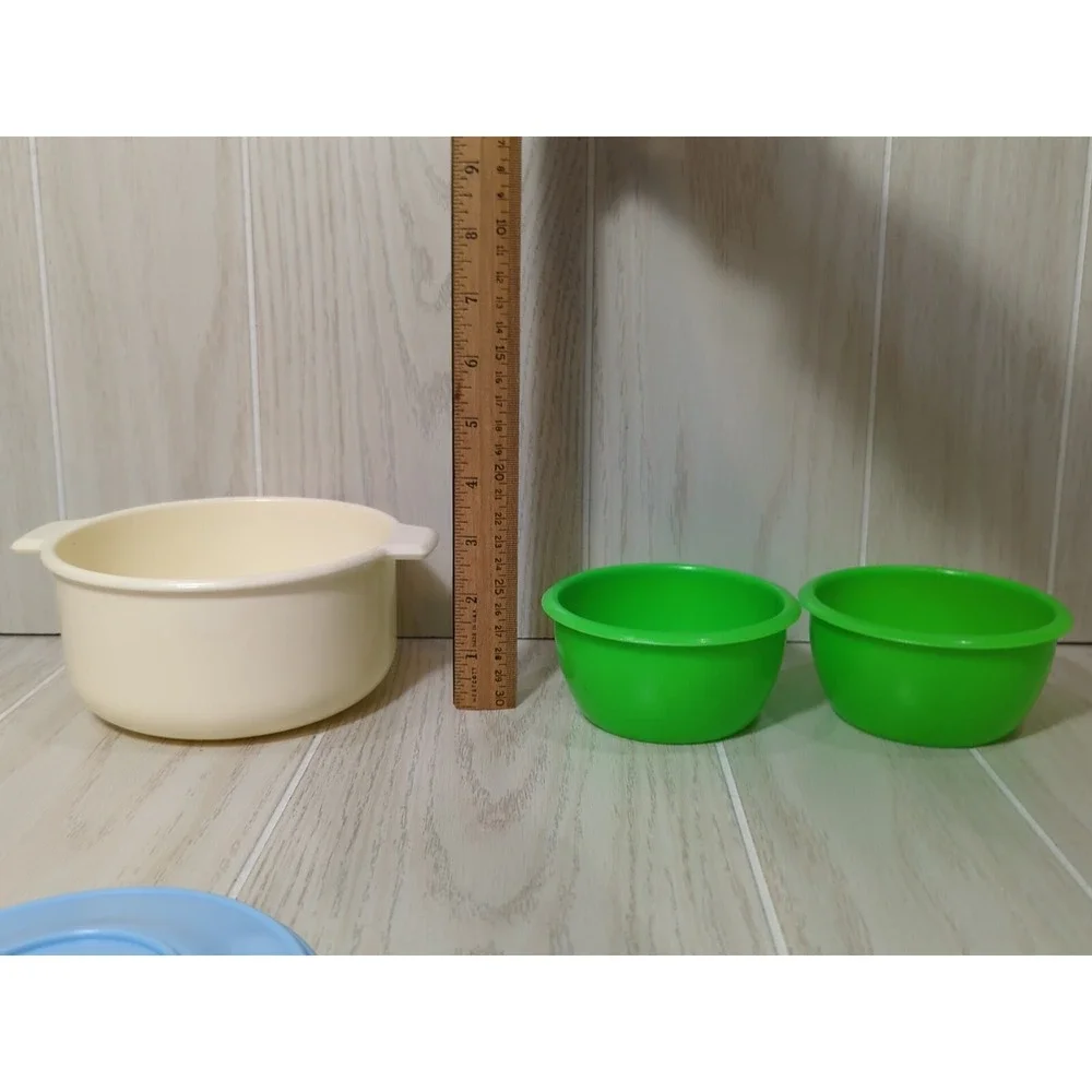 Little tikes vintage dishes pot pan bowls plates cookie cutter pitcher lot